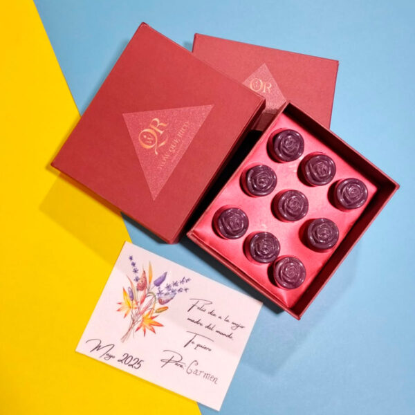 Caja de chocolates x 9 und