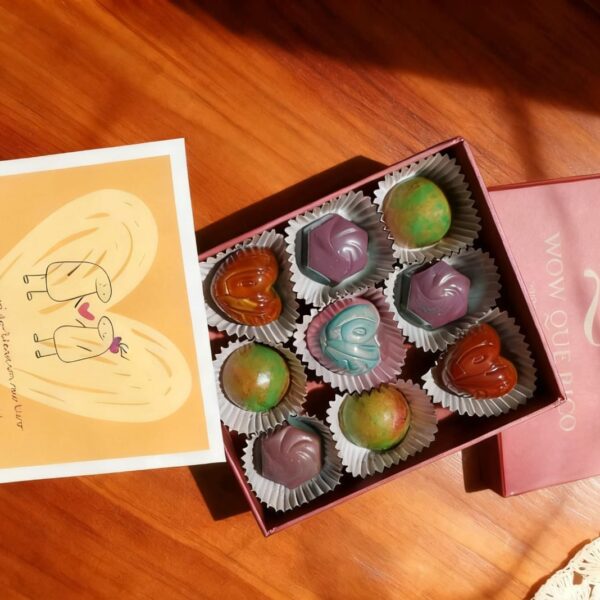 Caja de chocolates x 9 und