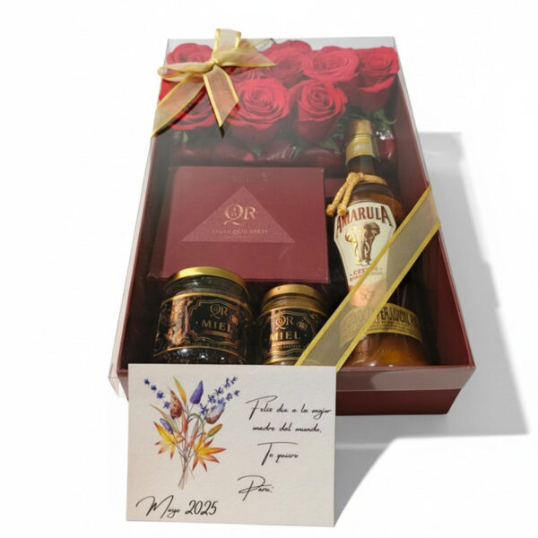 Caja con Flores